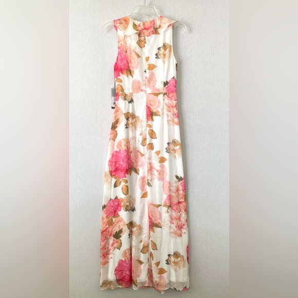 Karl Lagerfeld Paris Floral Chiffon Tiered Ruffle Maxi
Dress - Picture 8 of 11